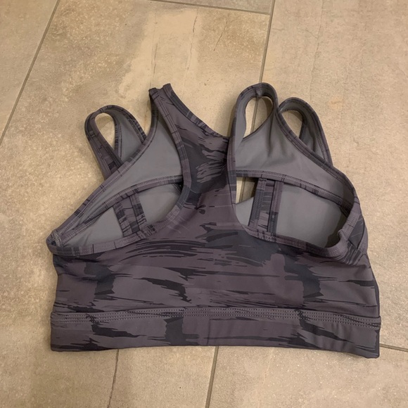Alphalete Surface Keyhole Bra- grey canvas camo- size S! - Picture 7 of 9